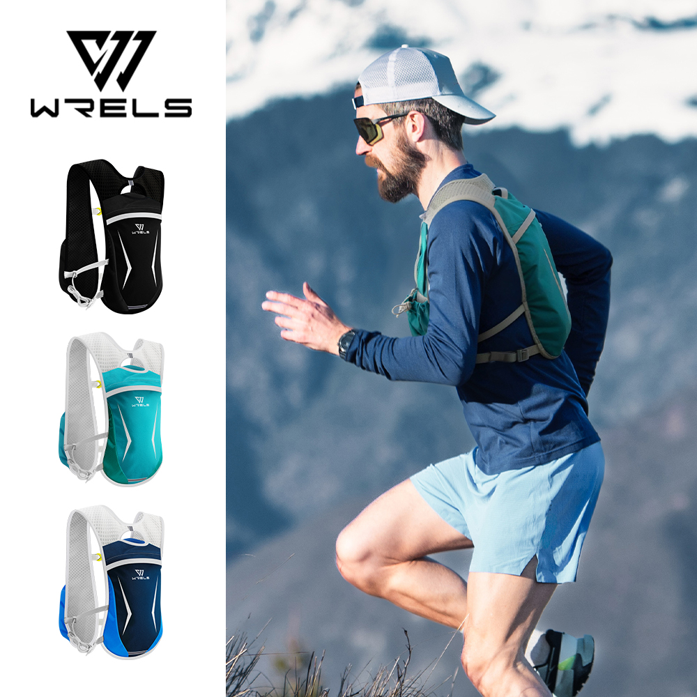 Trail Running Vest - WRELS Lightweight Cycling Run Jogging Marathon