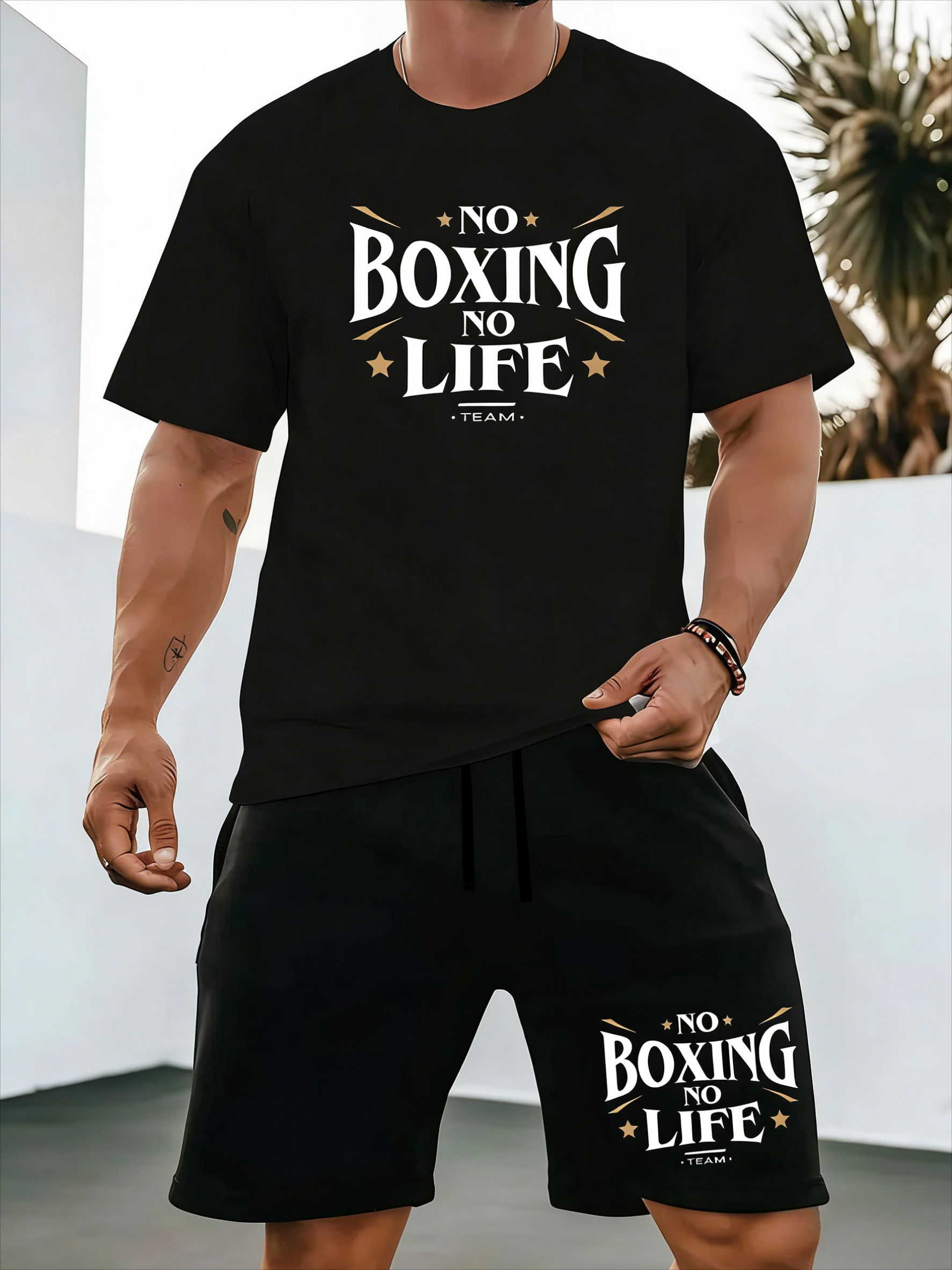 Outdoor Sports Outfit - Summer New Men's Casual Sports Set,