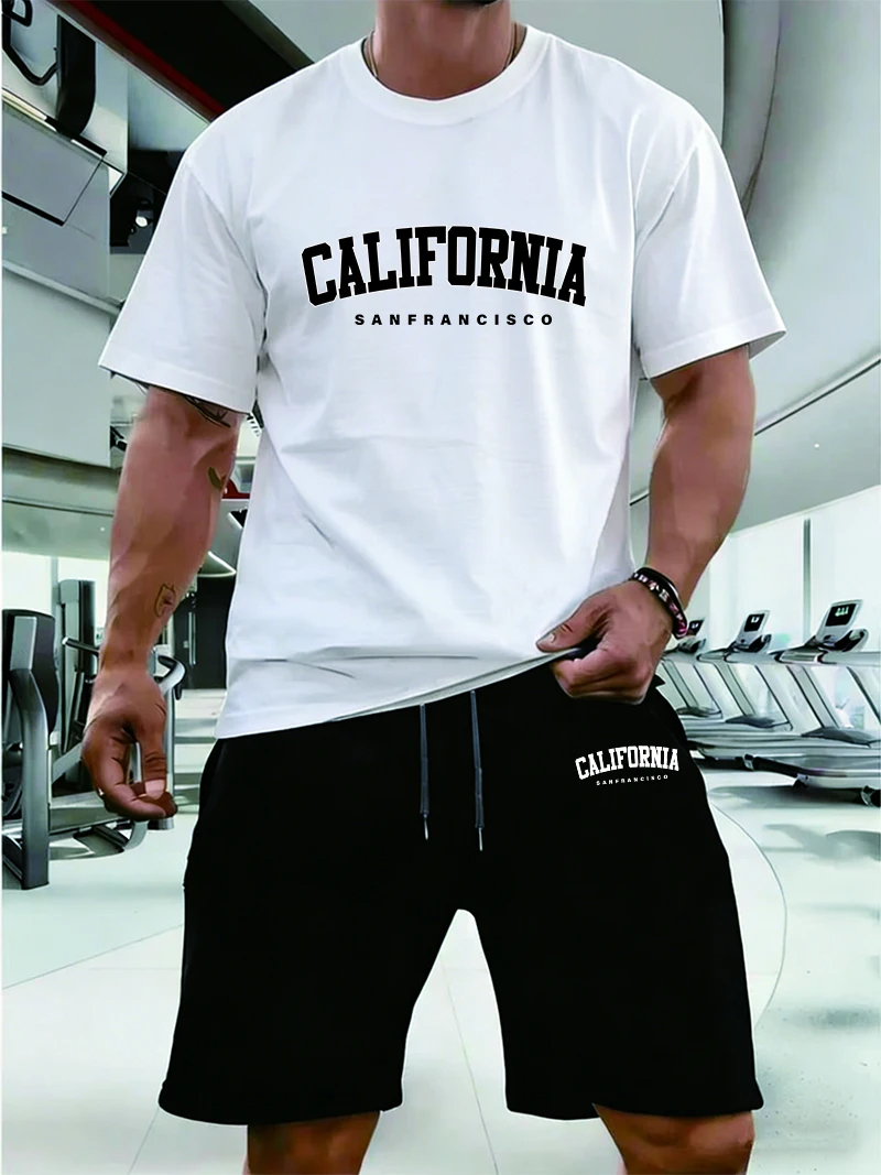 Outdoor Sports Outfit - Hot Sales Mens Tracksuit Casual T-shirts