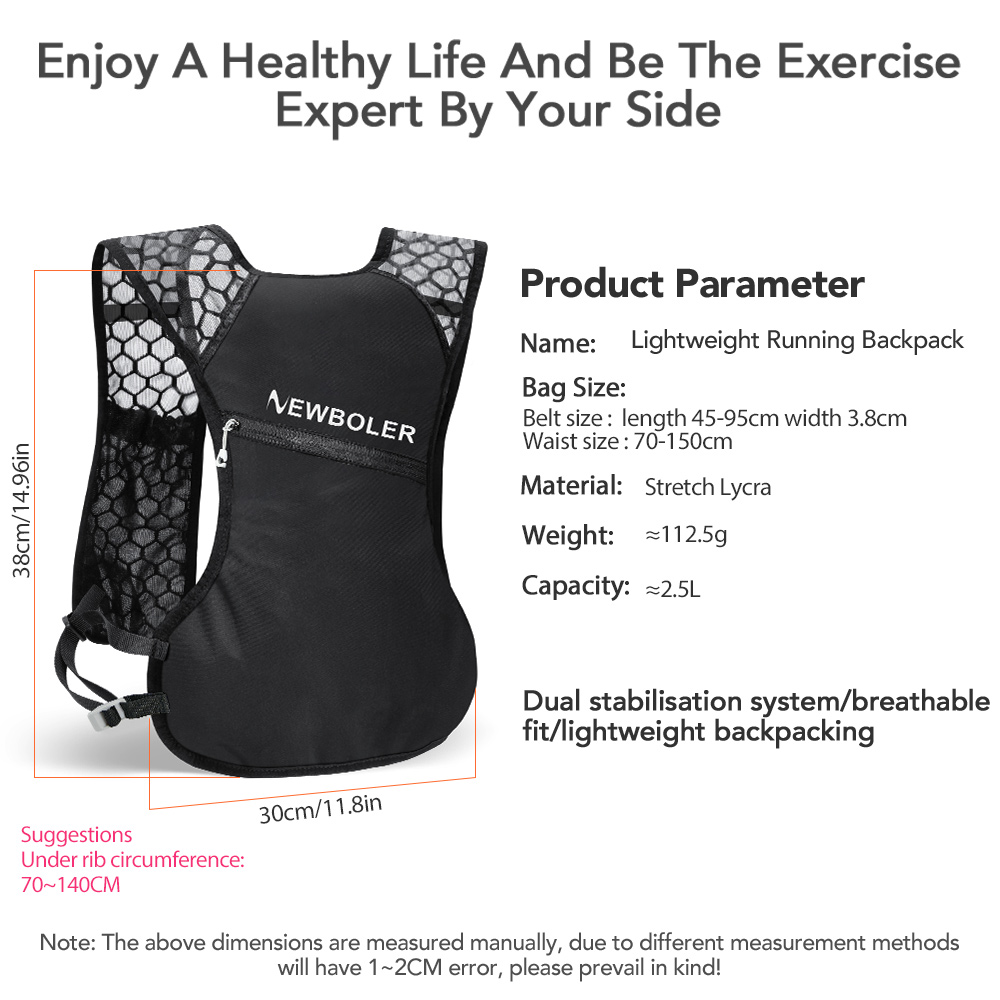 NEWBOLER Outdoor Trail Running - Trail Running Vest recensie en prijs
