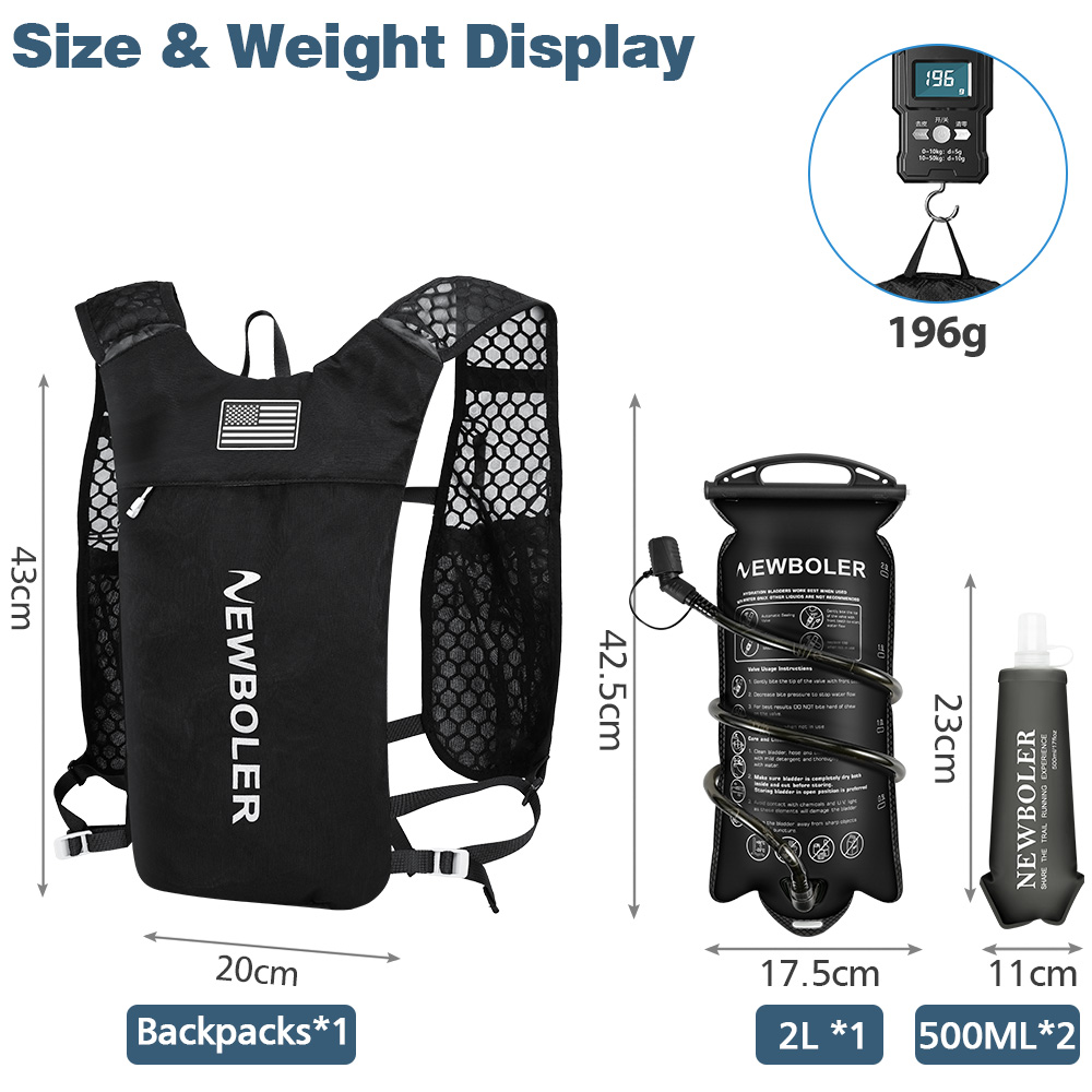 NEWBOLER Breathable Hydration  - Trail Running Vest recensie en prijs