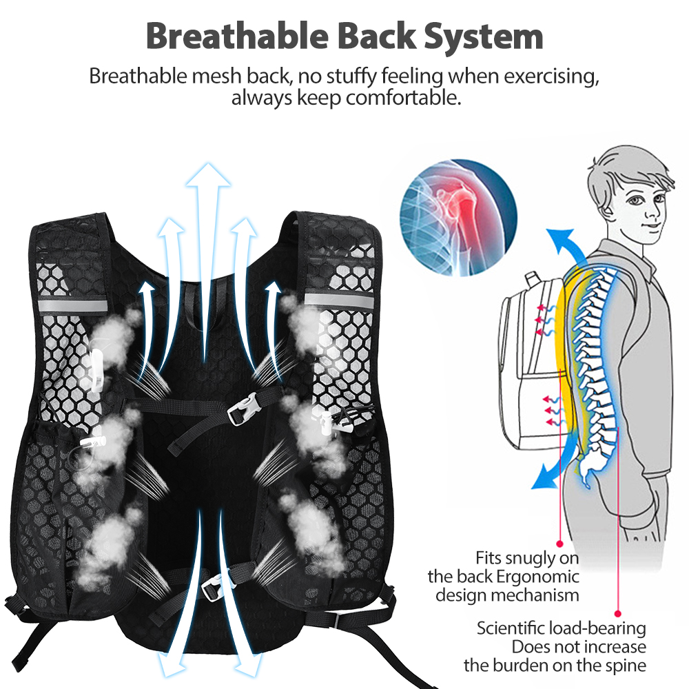 NEWBOLER Breathable Hydration  - Trail Running Vest recensie en prijs
