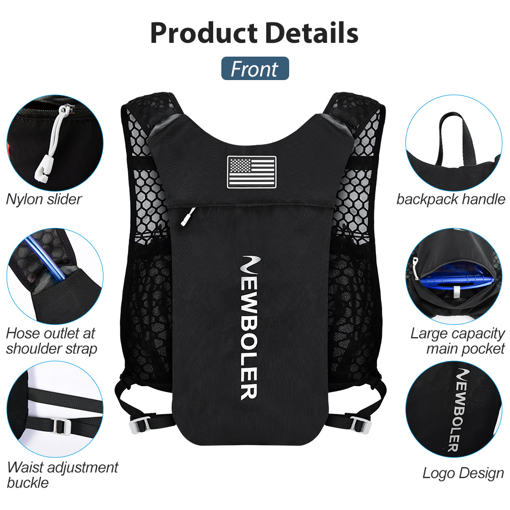 NEWBOLER Breathable Hydration  - Trail Running Vest recensie en prijs