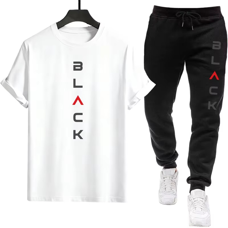 Black Letter Print Mens Tracks - Outdoor Sports Outfit recensie en prijs