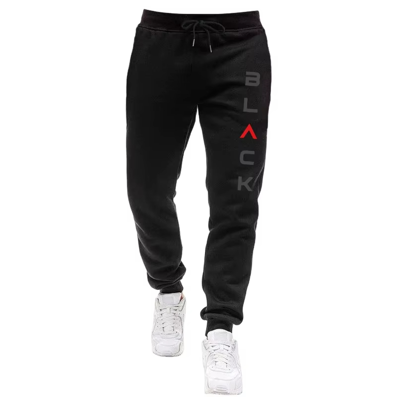 Black Letter Print Mens Tracks - Outdoor Sports Outfit recensie en prijs