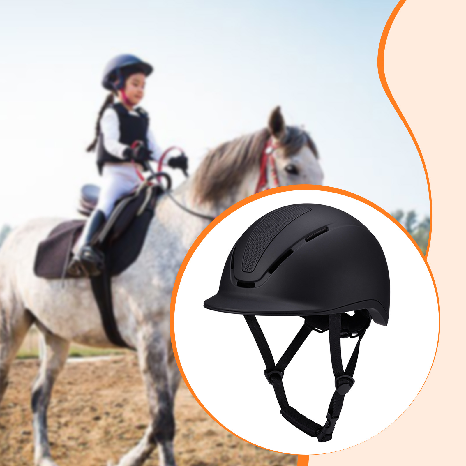 Adjustable Equestrian Helmet w - Equestrian Helmet recensie en prijs