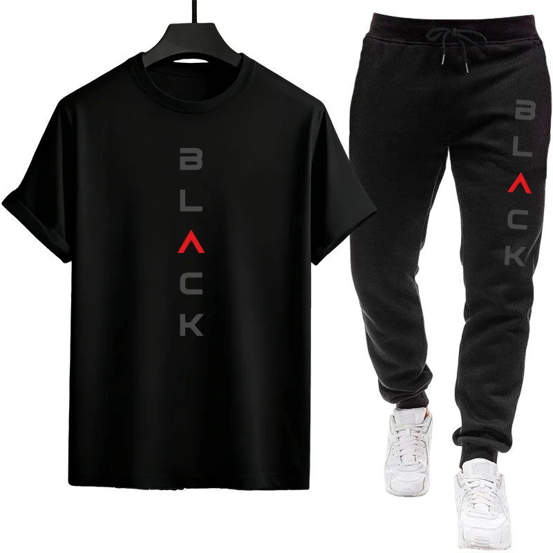 Black Letter Print Mens Tracks - Outdoor Sports Outfit recensie en prijs