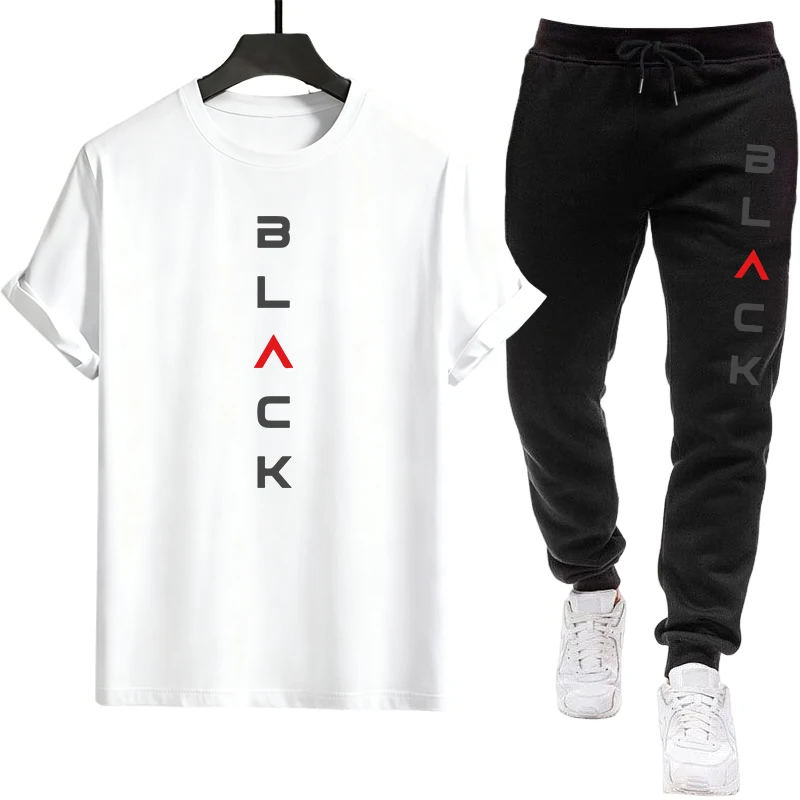 Black Letter Print Mens Tracks - Outdoor Sports Outfit recensie en prijs