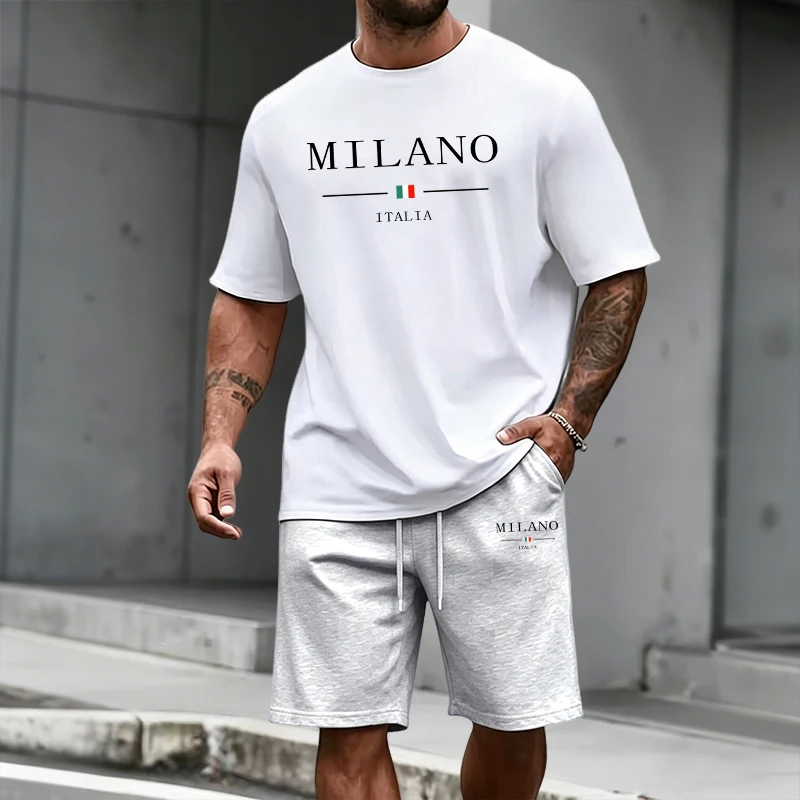 Men's Tracksuit Short Sleeve T - Outdoor Sports Outfit recensie en prijs