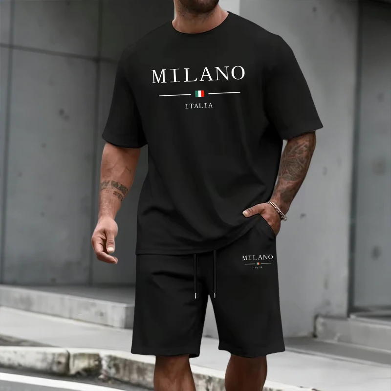 Men's Tracksuit Short Sleeve T - Outdoor Sports Outfit recensie en prijs