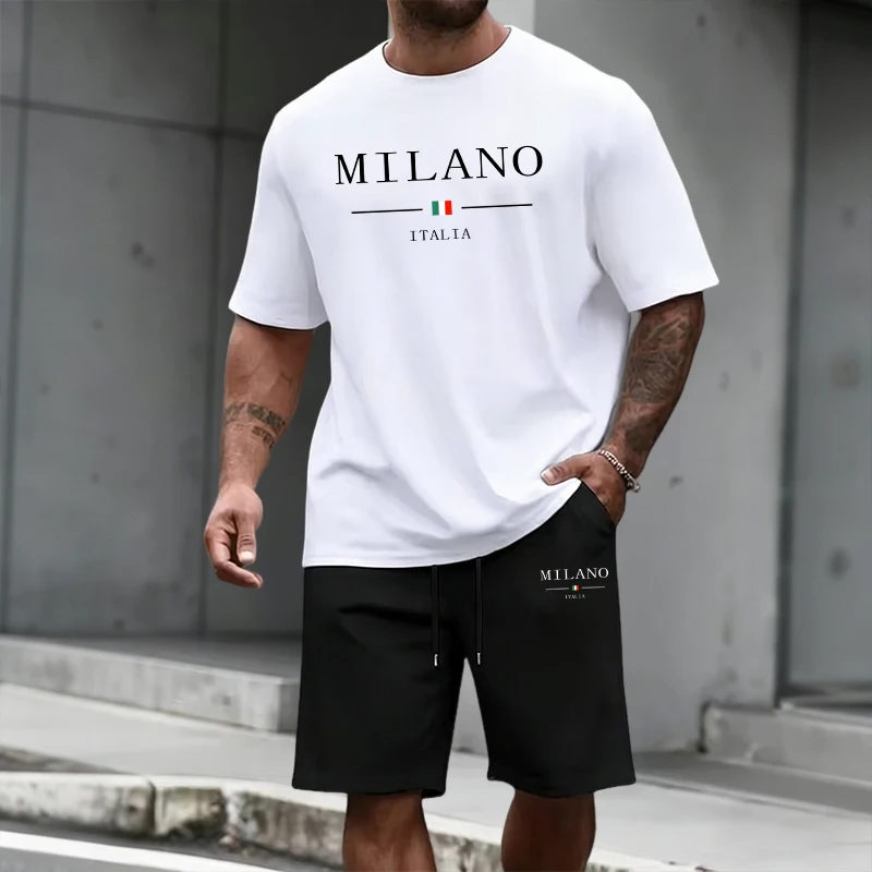 Men's Tracksuit Short Sleeve T - Outdoor Sports Outfit recensie en prijs