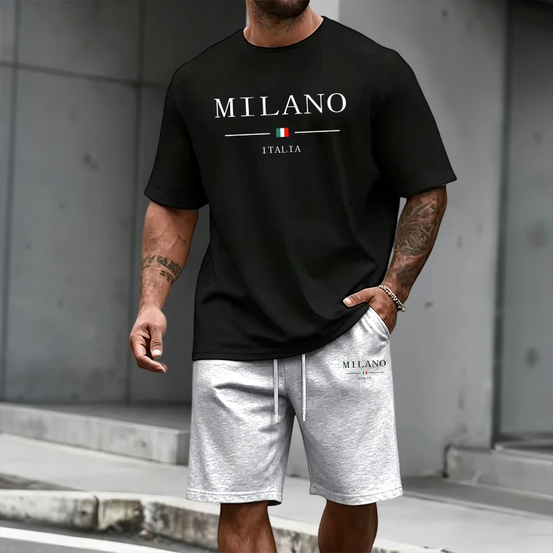 Men's Tracksuit Short Sleeve T - Outdoor Sports Outfit recensie en prijs